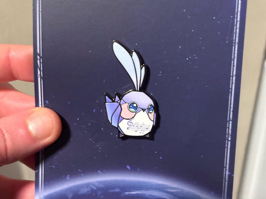 Robin Origami Bird Hard Enamel Pin | Unofficial Honkai Star Rail Fanart