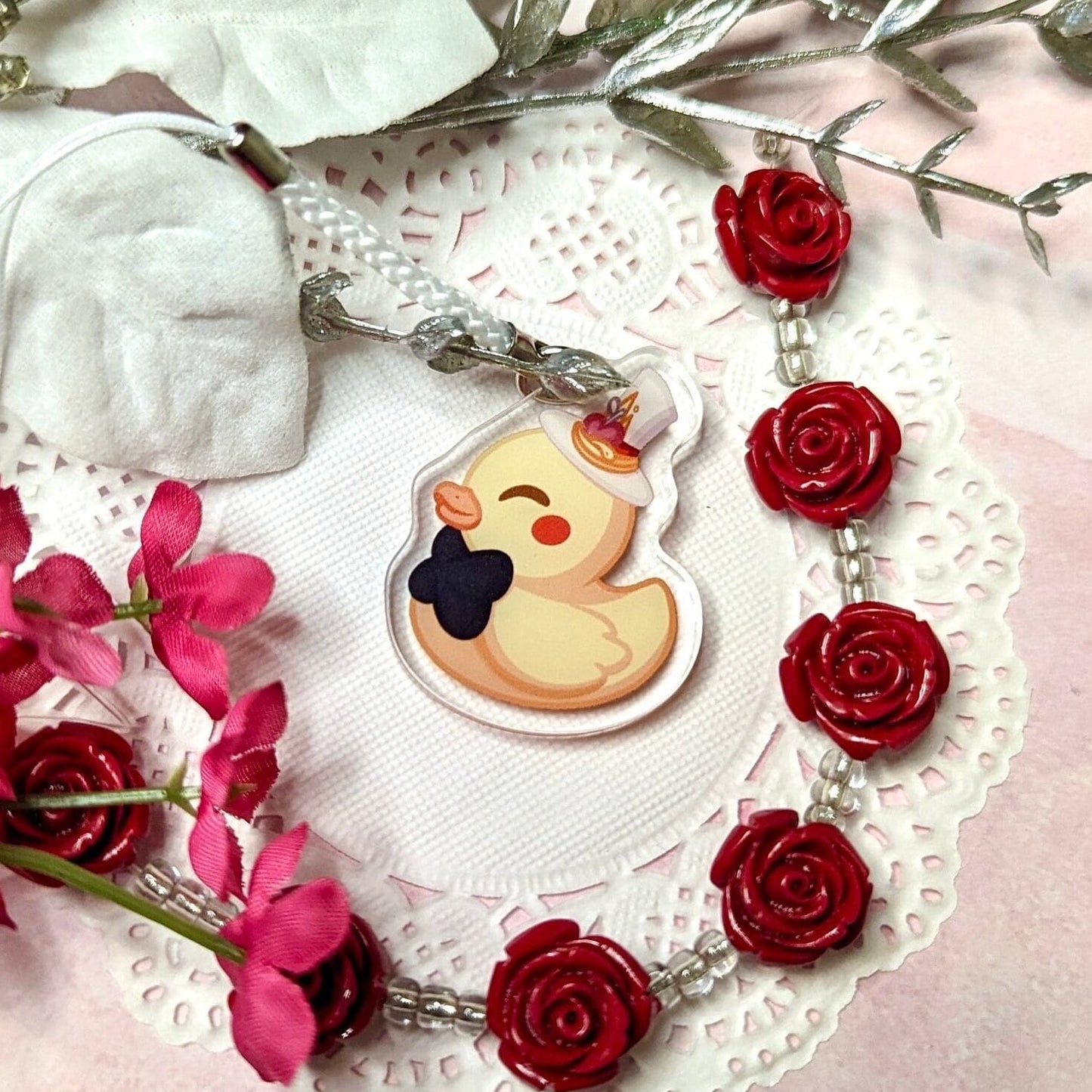 Lucifer Duck Phone Strap Charm - Take That Depression! Fan Merch