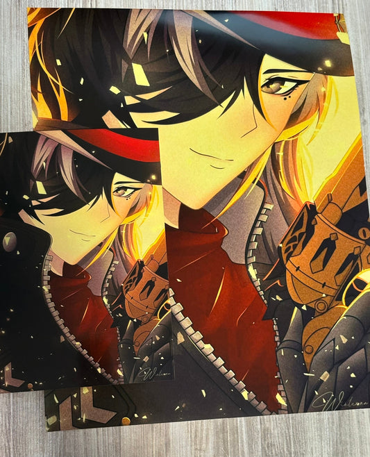 Boothill Mini Art Print | Honkai Star Rail (4x6 and 11x17 Inches)