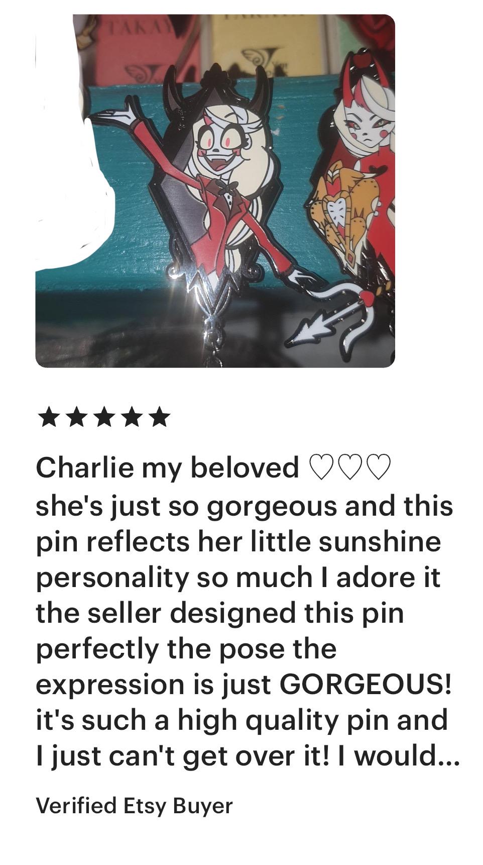 Hellaverse Enamel Pin Portraits | Hazbin Hotel Hard Enamel Pins
