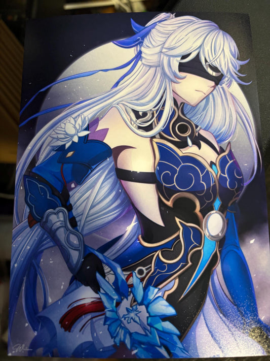 Jing Liu Art Print | Honkai Star Rail (5x7 and 11x17 Inches)