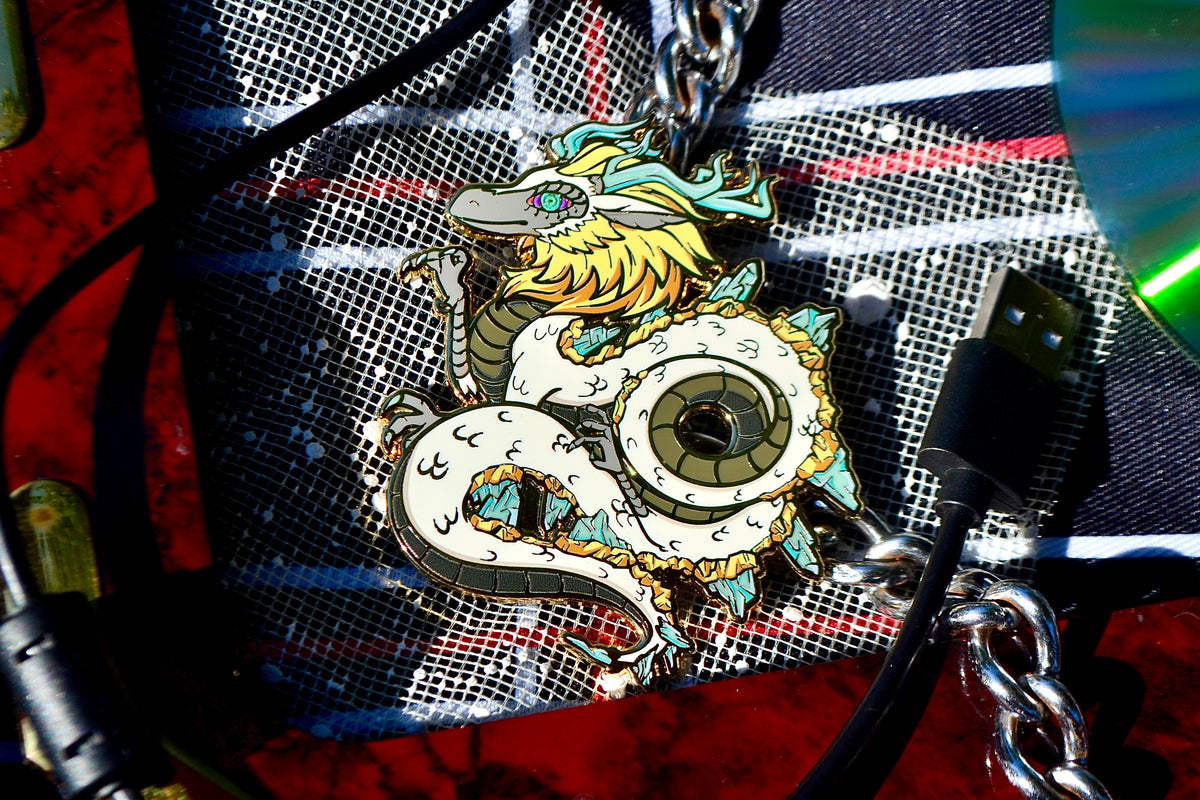 Light Dragon Hard Enamel Pin (LoZ TOTK)