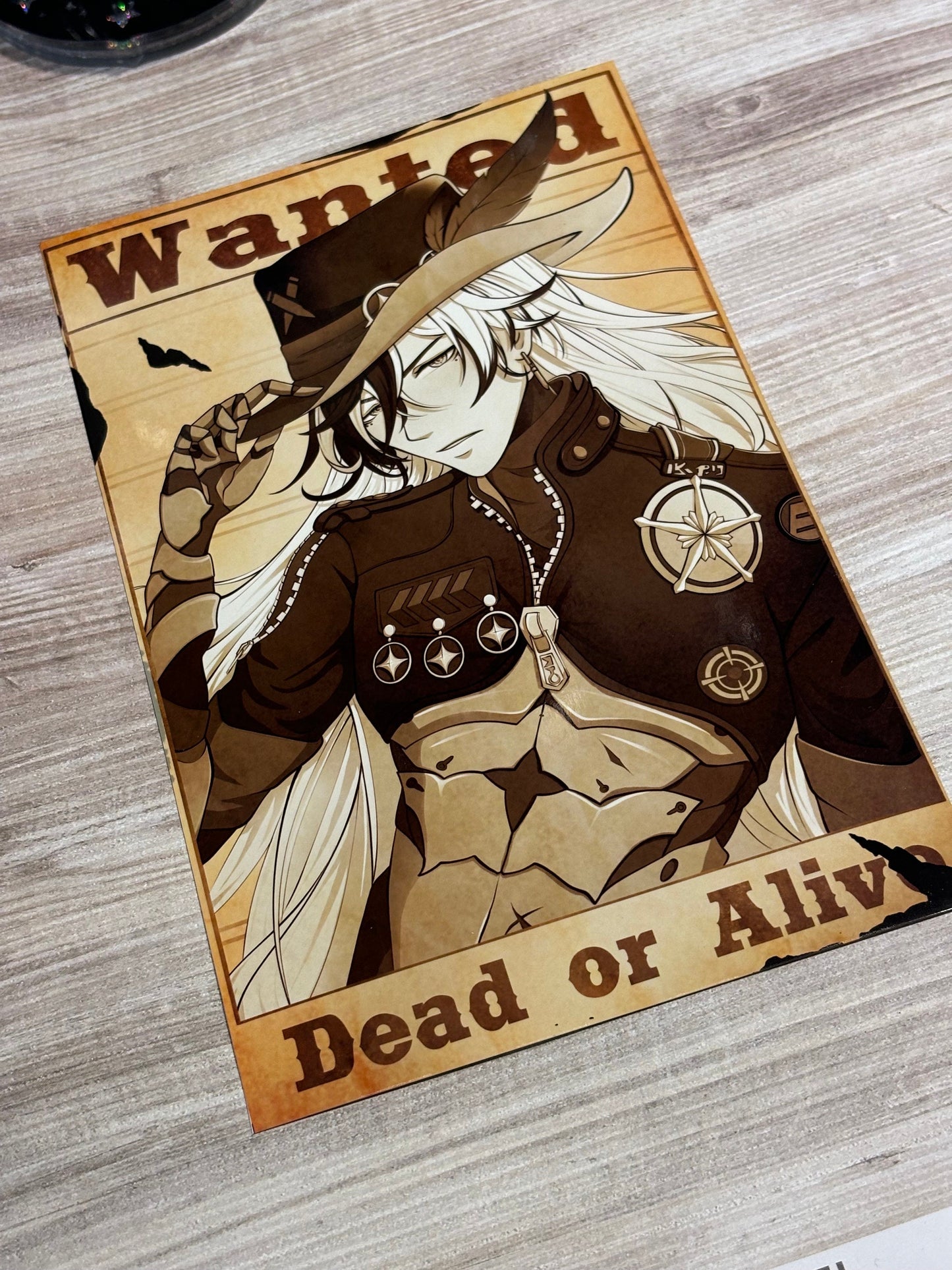 Boothill Wanted Poster Art Print | Honkai Star Rail Fanart (5x7 and 11x17 Inches) Wall Art Poster Print