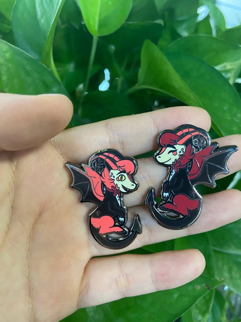 Hellaverse Enamel Pin Portraits | Hazbin Hotel Hard Enamel Pins