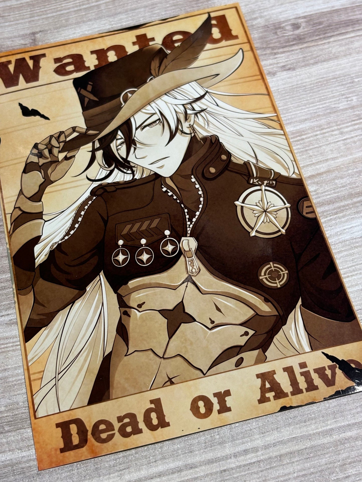 Boothill Wanted Poster Art Print | Honkai Star Rail Fanart (5x7 and 11x17 Inches) Wall Art Poster Print