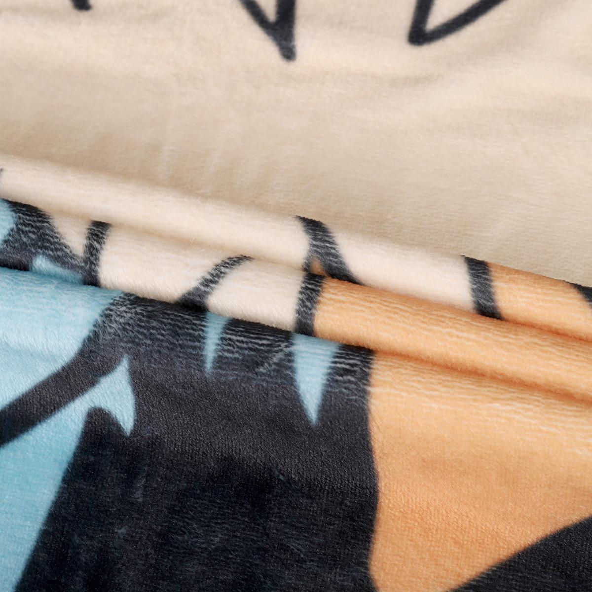National Park Stamp Inspired Arcanine Plush Throw Blanket | 4’x5’