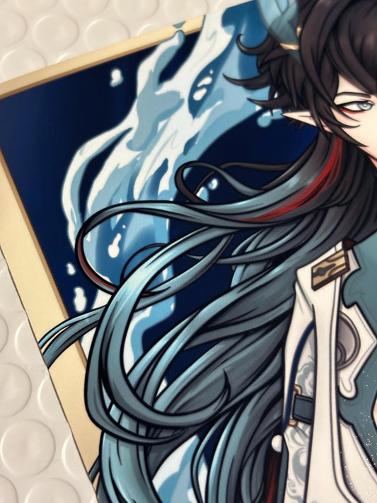 Imbibtor Lunae | Dan Hengl Art Print | Honkai Star Rail Fanart (5x7 and 11x17 Inches) Wall Art Poster