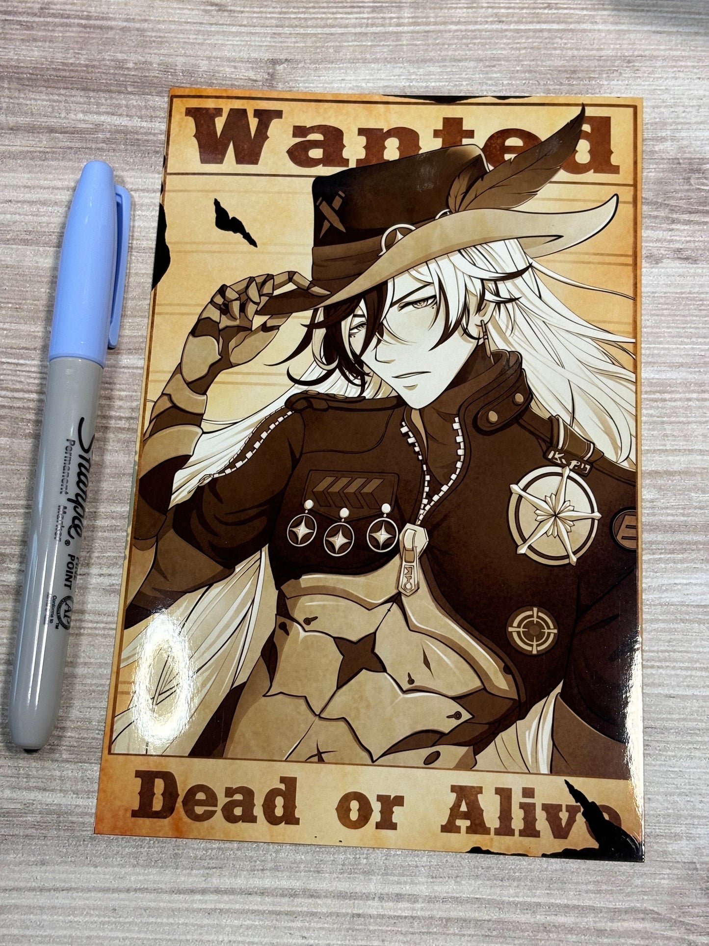 Boothill Wanted Poster Art Print | Honkai Star Rail Fanart (5x7 and 11x17 Inches) Wall Art Poster Print