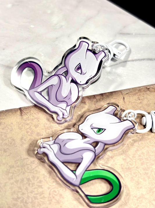 Legendary Mon Acrylic Keychain: Double-Sided Shiny Fanart Charm