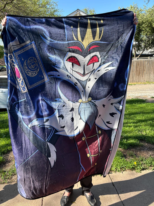 Stolas Plush Throw Blanket: Ultra Soft Fanmade Creation