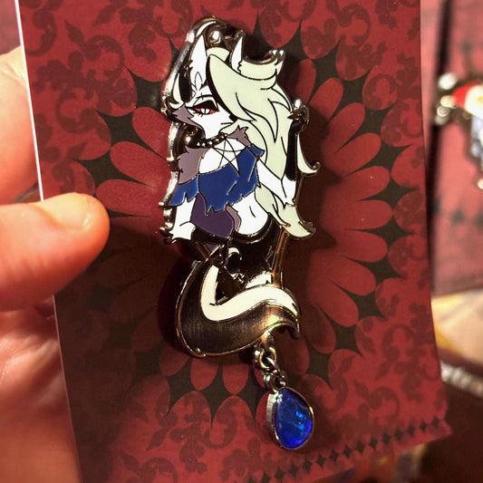 Loona Portrait Enamel Pin | Helluva Boss Fanart