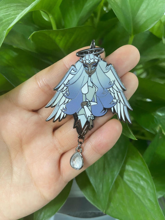 Sera Portrait Enamel Pin | Hazbin Hotel Fanart