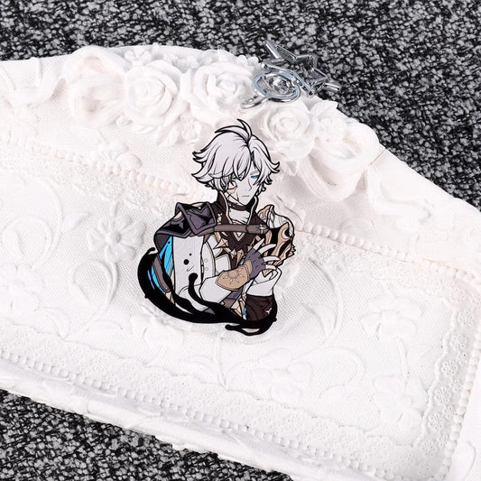 Phainon (Flame Reaver) | Acrylic Keychain Charm | Honkai Star Rail Fanart