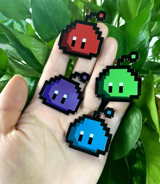 16-bit Pixel Slime Blind Bags | Hard Enamel Pins