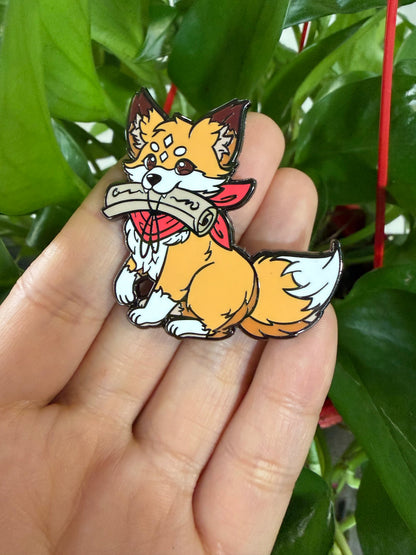 Original Kitsune Corgi & Friends Enamel Pins