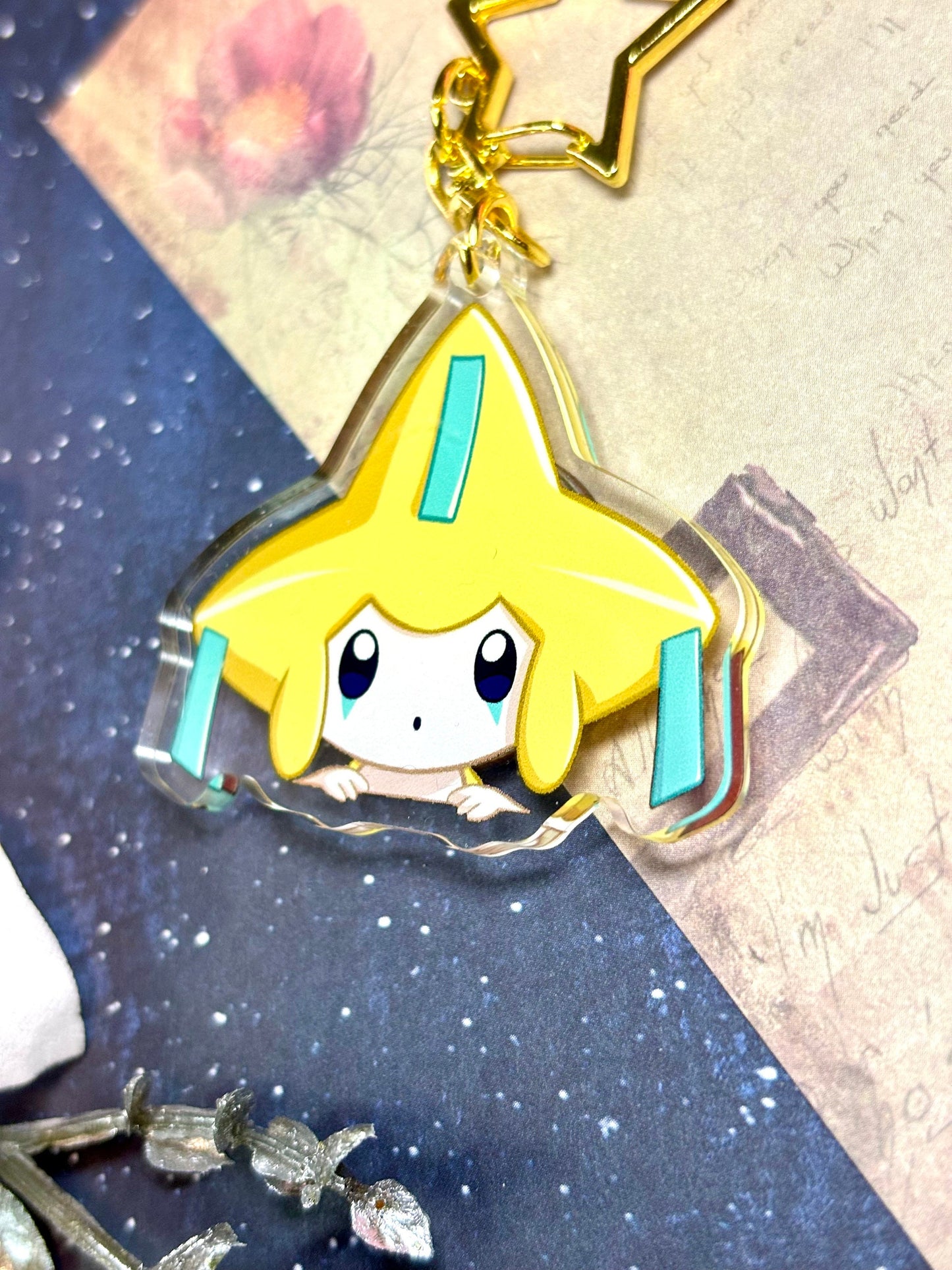 Jirachi | 2" Double-sided Peeking Charm Series