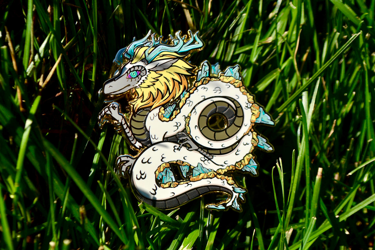 Light Dragon Hard Enamel Pin (LoZ TOTK)