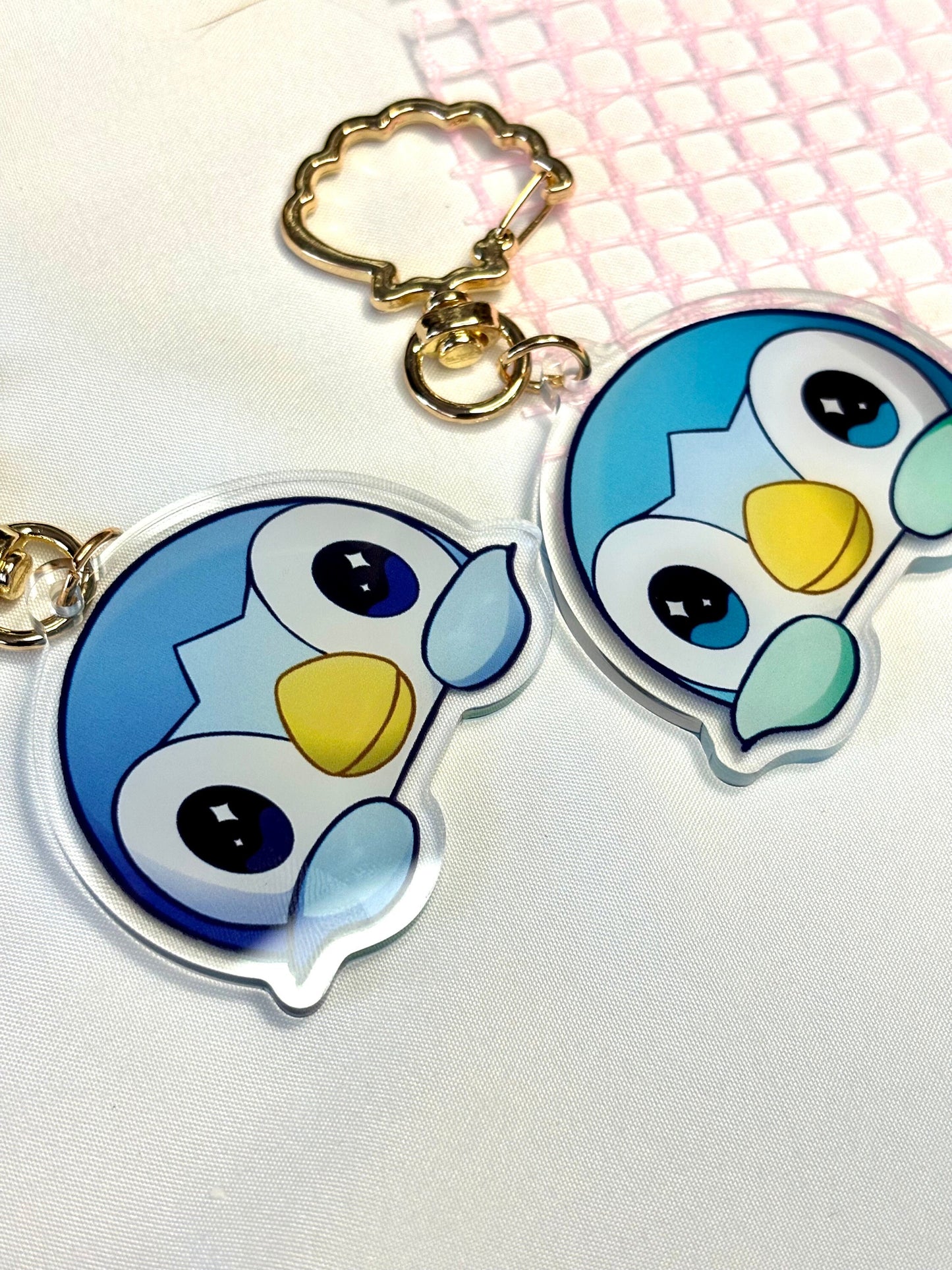 Piplup | 2" Double-sided Peeking Charm Series