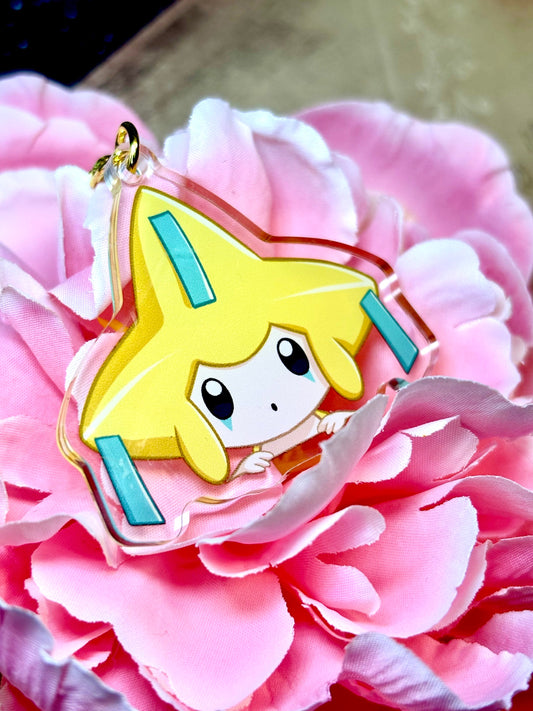 Jirachi | 2" Double-sided Peeking Charm Series