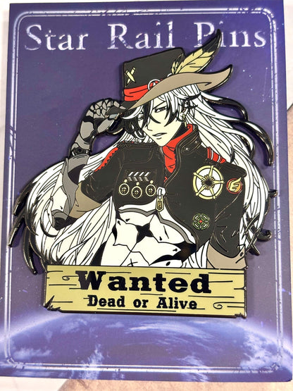 Boothill Wanted | 3” XL Honkai Star Rail Hard Enamel Pin