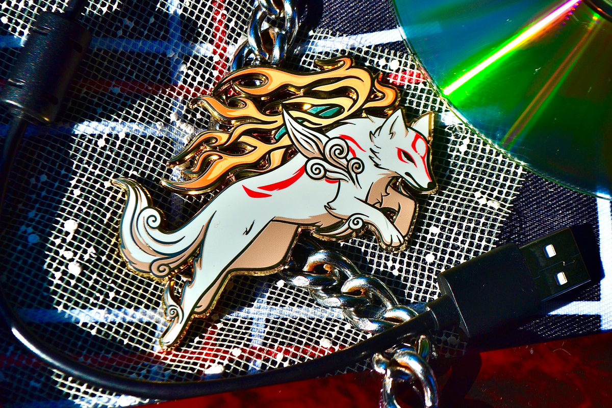 Amaterasu Hard Enamel Pin | 2.75” Okami Fanart