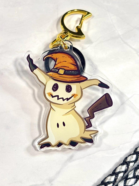 Pumpkin Witch Mimikyu | 2” Charms