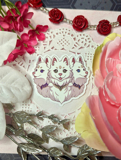Cerberus Keychain Charm | Original Art Inspired by Greek Mythology