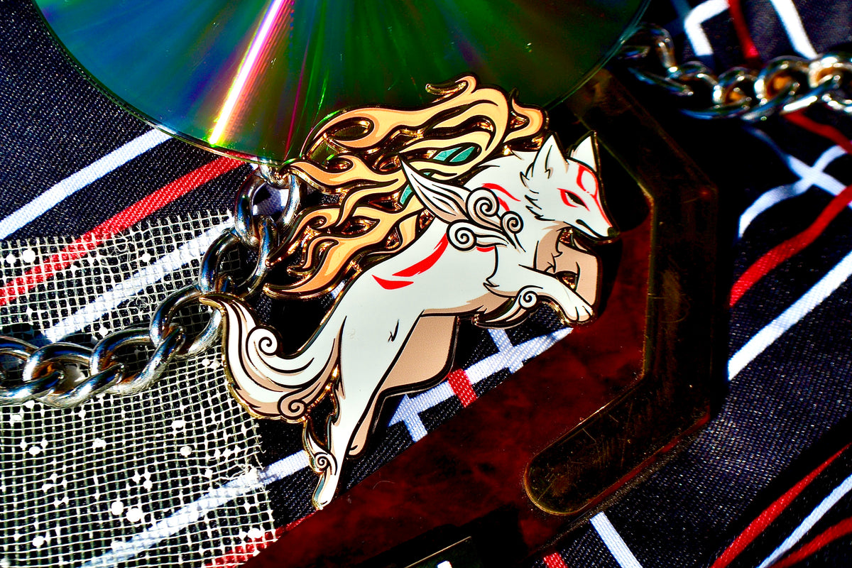 Amaterasu Hard Enamel Pin | 2.75” Okami Fanart