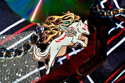 Amaterasu Hard Enamel Pin | 2.75” Okami Fanart