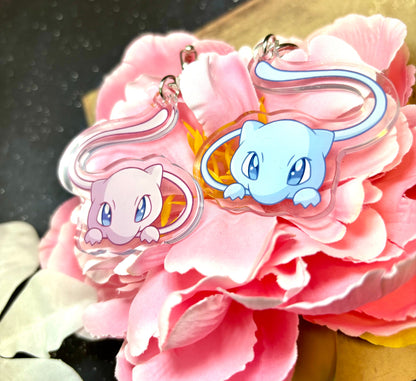 Mew | 2" Double-sided Peeking Charm Series