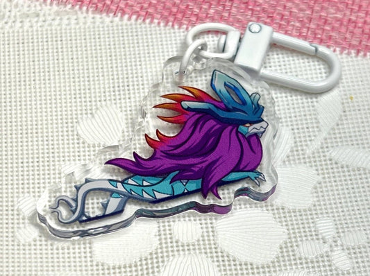 Walking Wake | 2" Peeking Mon Keychain