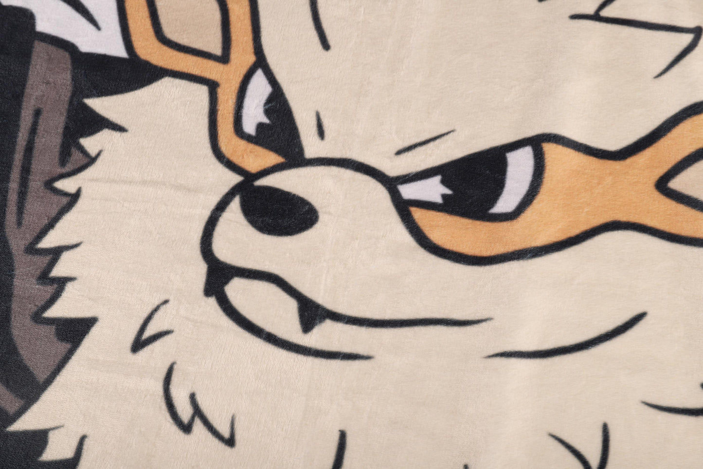 National Park Stamp Inspired Arcanine Plush Throw Blanket | 4’x5’