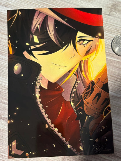 Boothill Mini Art Print | Honkai Star Rail (4x6 and 11x17 Inches)
