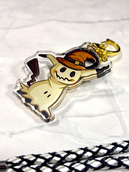 Pumpkin Witch Mimikyu | 2” Charms