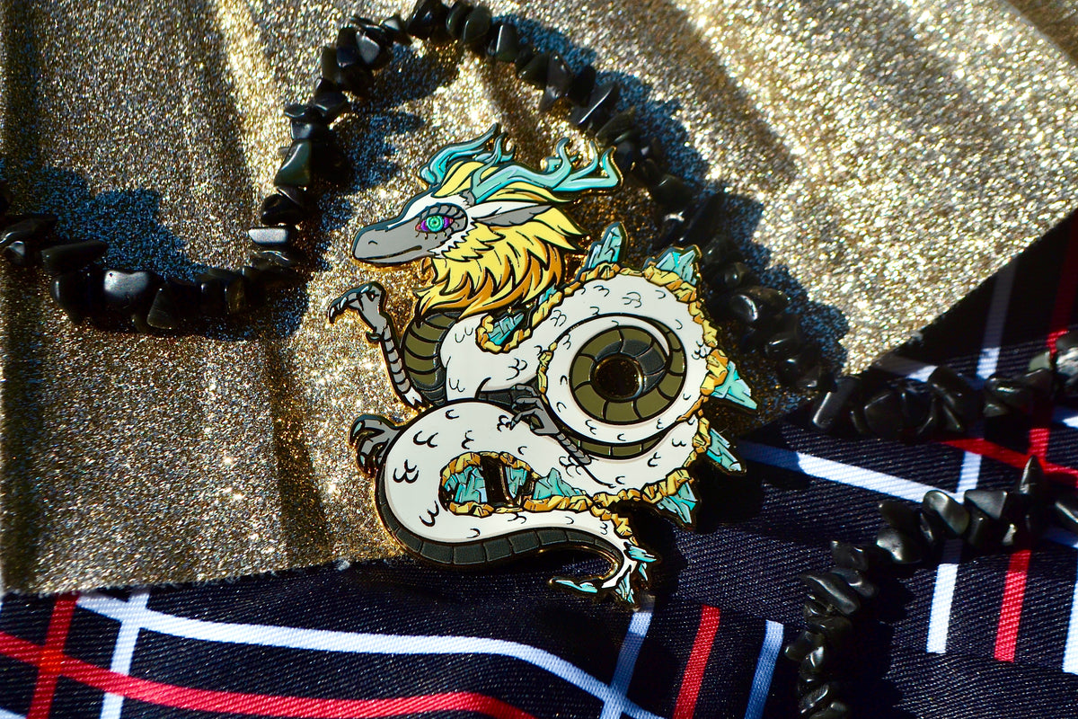 Light Dragon Hard Enamel Pin (LoZ TOTK)