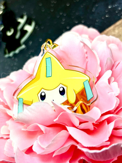 Jirachi | 2" Double-sided Peeking Charm Series