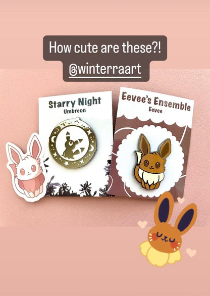Eevee’s Ensemble: Hard Enamel Pin Collection