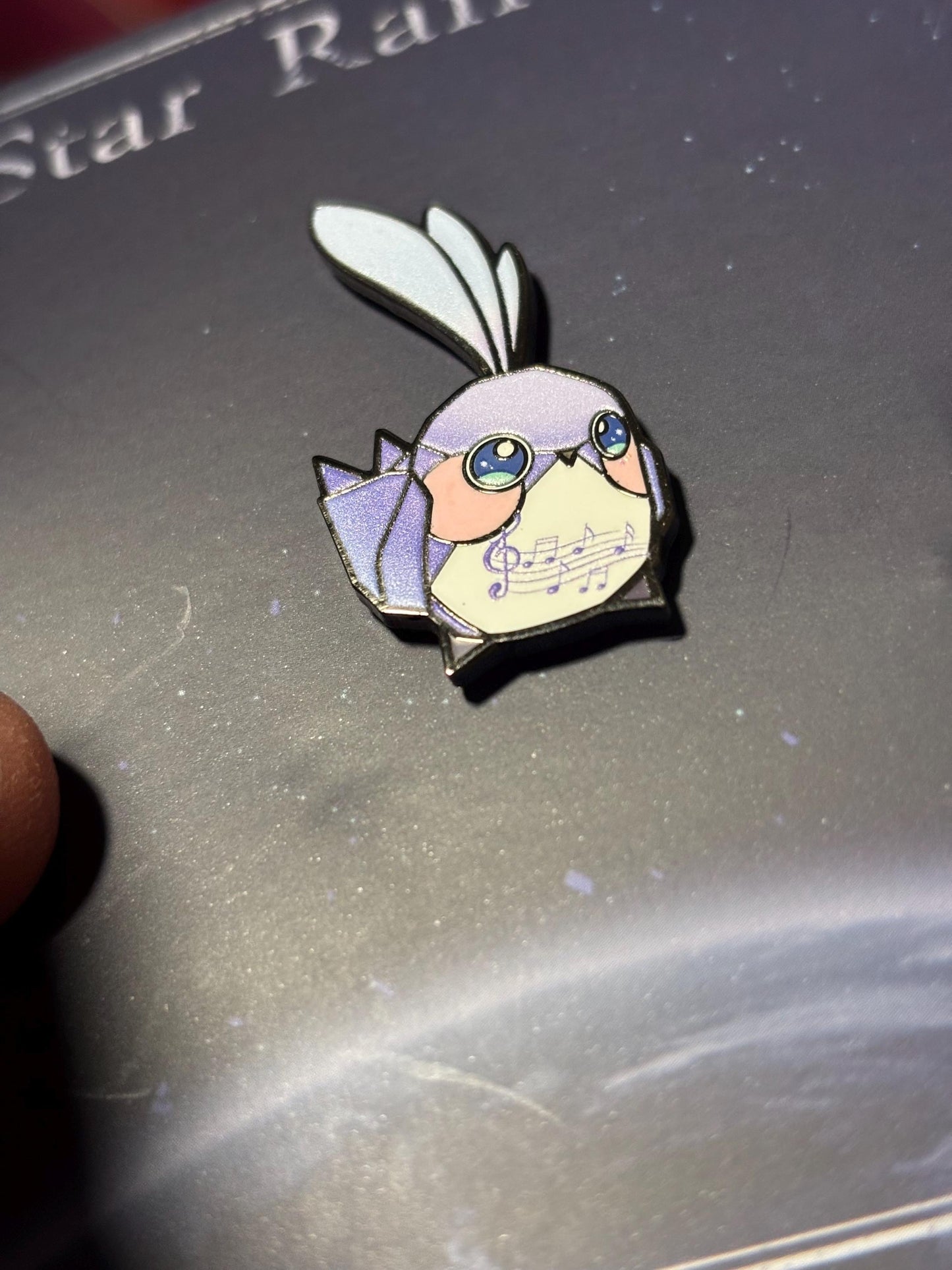 Robin Origami Bird Hard Enamel Pin | Unofficial Honkai Star Rail Fanart