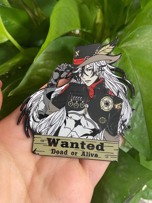 Boothill Wanted | 3” XL Honkai Star Rail Hard Enamel Pin