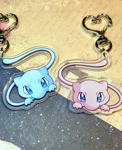 Mew | 2" Double-sided Peeking Charm Series