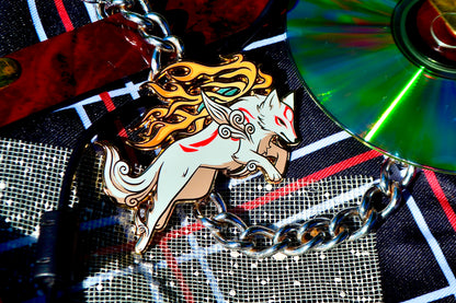 Amaterasu Hard Enamel Pin | 2.75” Okami Fanart