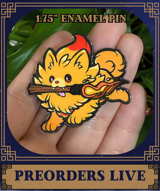 Pombon Hard Enamel Pin Preorders 1.75” (Unofficial Fanart)