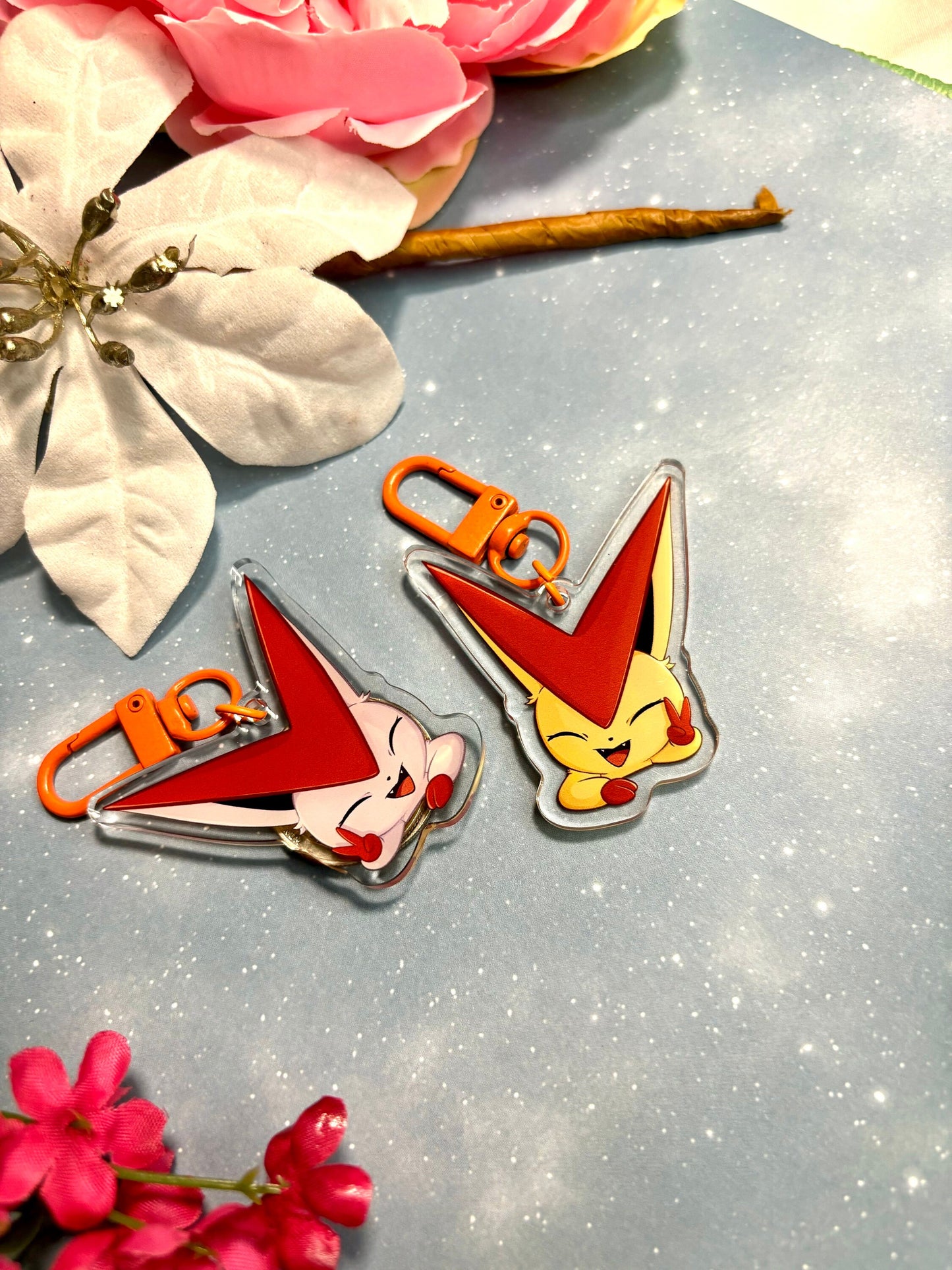 Victini | 2" Peeking Keychain