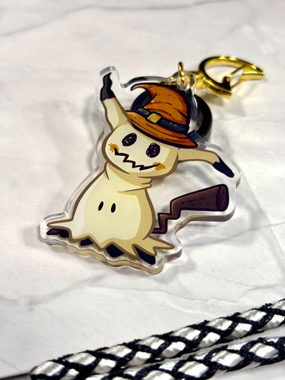 Pumpkin Witch Mimikyu | 2” Charms