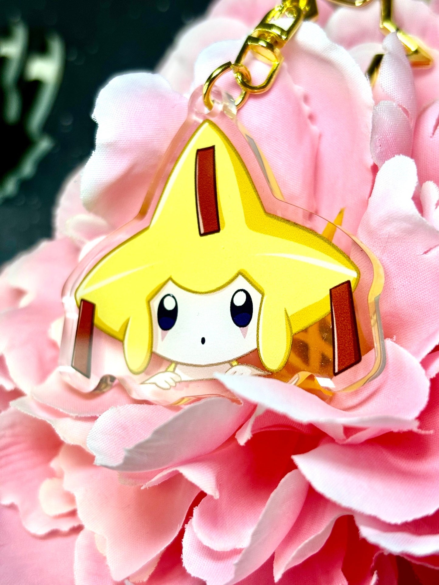 Jirachi | 2" Double-sided Peeking Charm Series