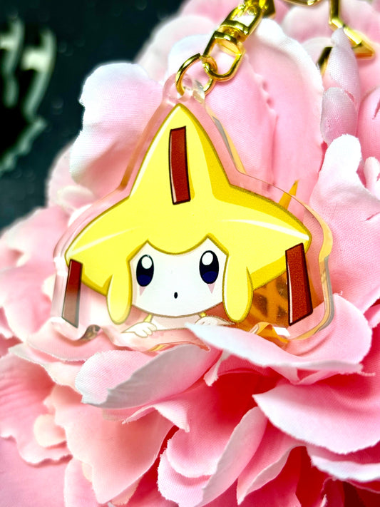 Jirachi | 2" Double-sided Peeking Charm Series
