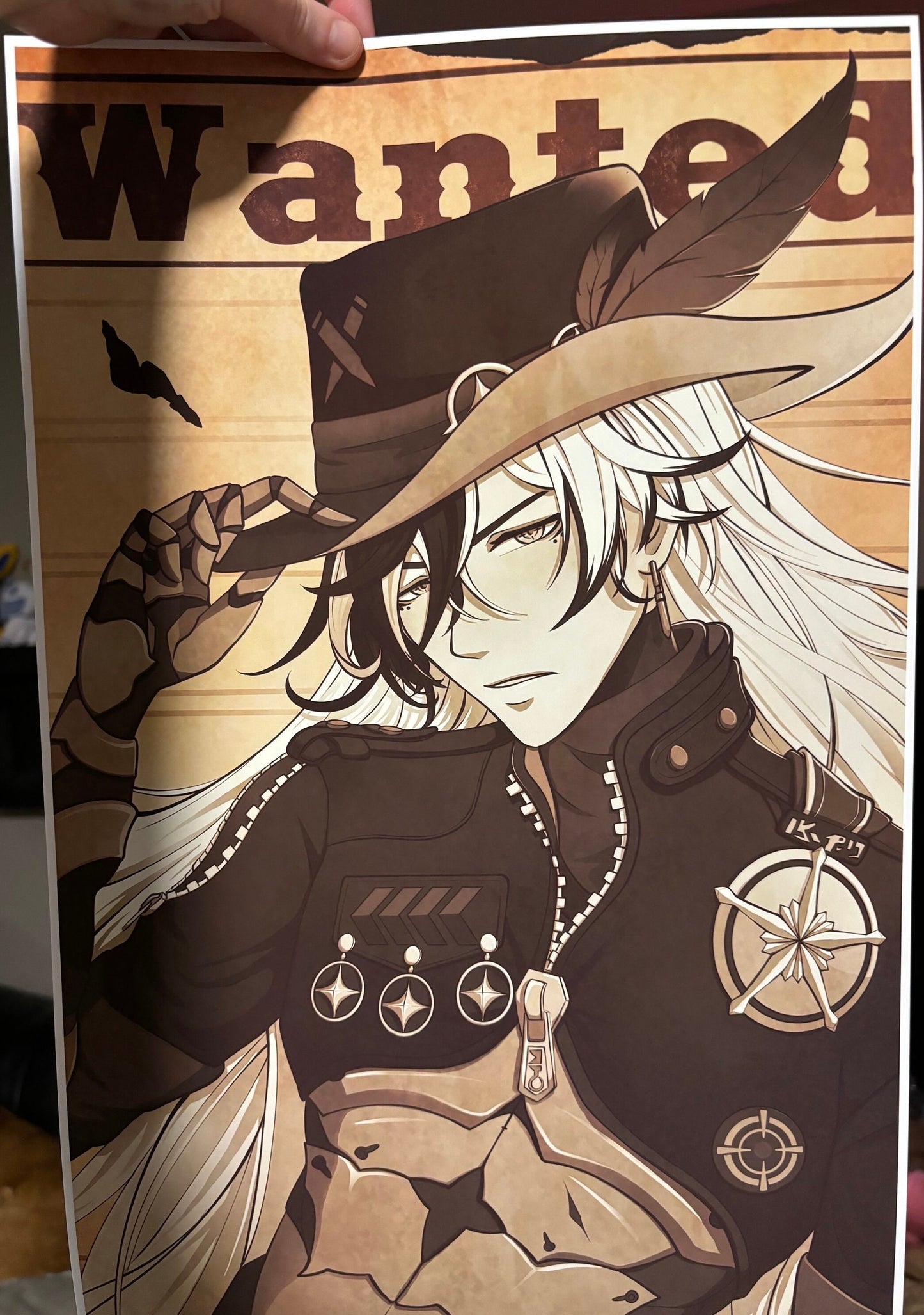 Boothill Wanted Poster Art Print | Honkai Star Rail Fanart (5x7 and 11x17 Inches) Wall Art Poster Print