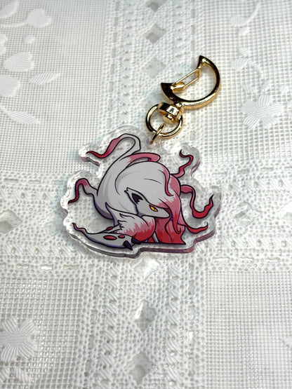 Hisuian Werewolf Keychain: Shiny Peeking Acrylic Charm