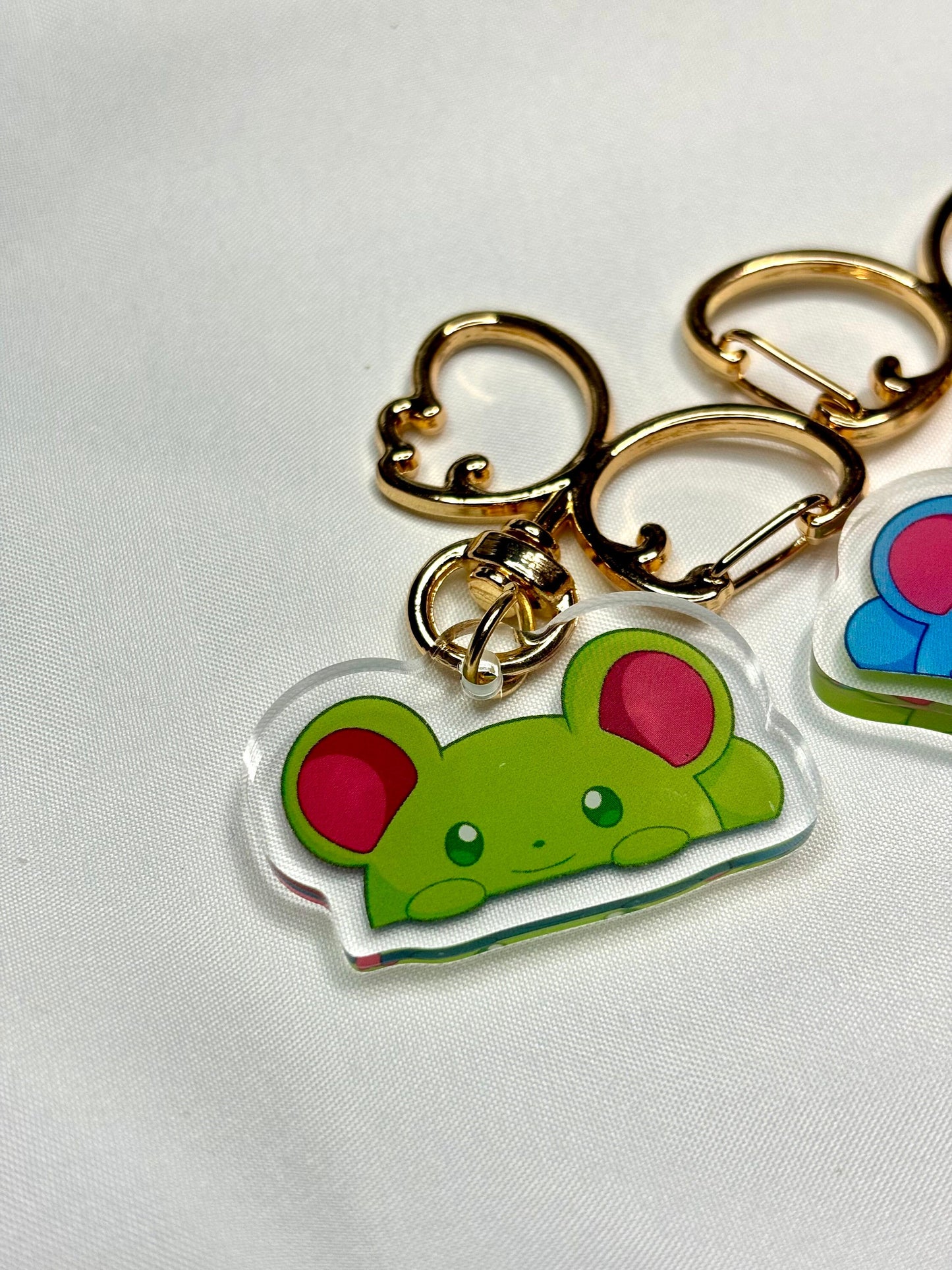 Shiny Water Mon Charms | Fanart Acrylic Keychain Gifts