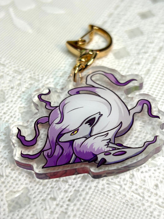 Hisuian Werewolf Keychain: Shiny Peeking Acrylic Charm